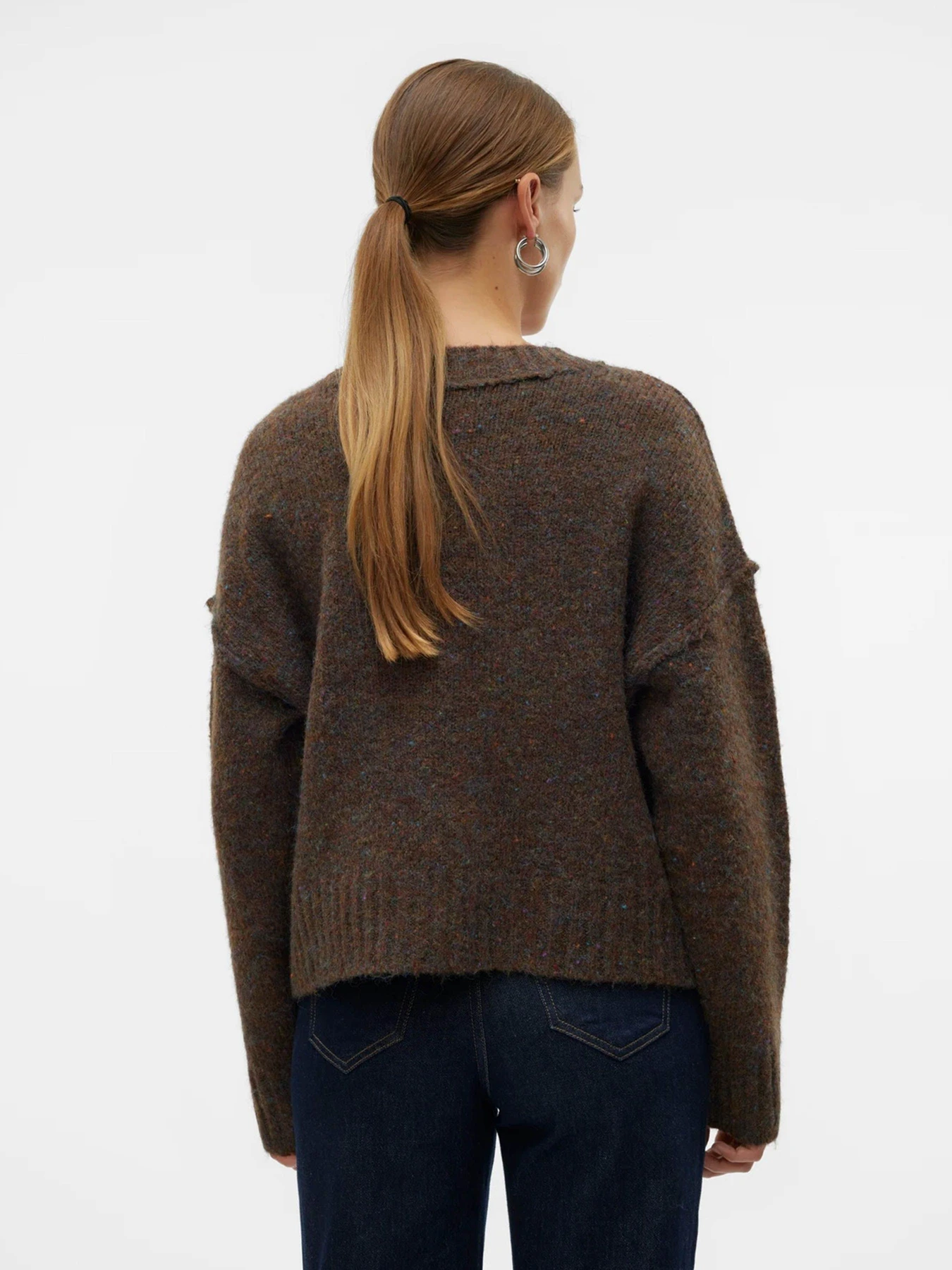 Свитры и кардиганы Vero Moda модель 10314095_Chocolate Torte W. MELANGE Свитры и кардиганы Vero Moda модель 10314095_Chocolate Torte W. MELANGE Фото