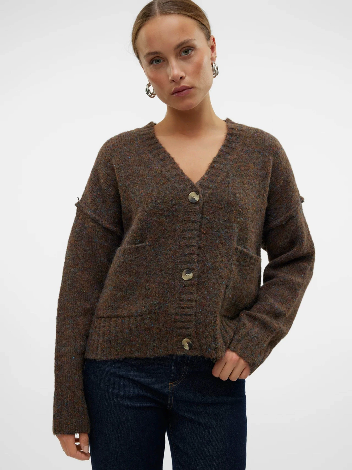 Свитры и кардиганы Vero Moda модель 10314095_Chocolate Torte W. MELANGE Свитры и кардиганы Vero Moda модель 10314095_Chocolate Torte W. MELANGE Фото