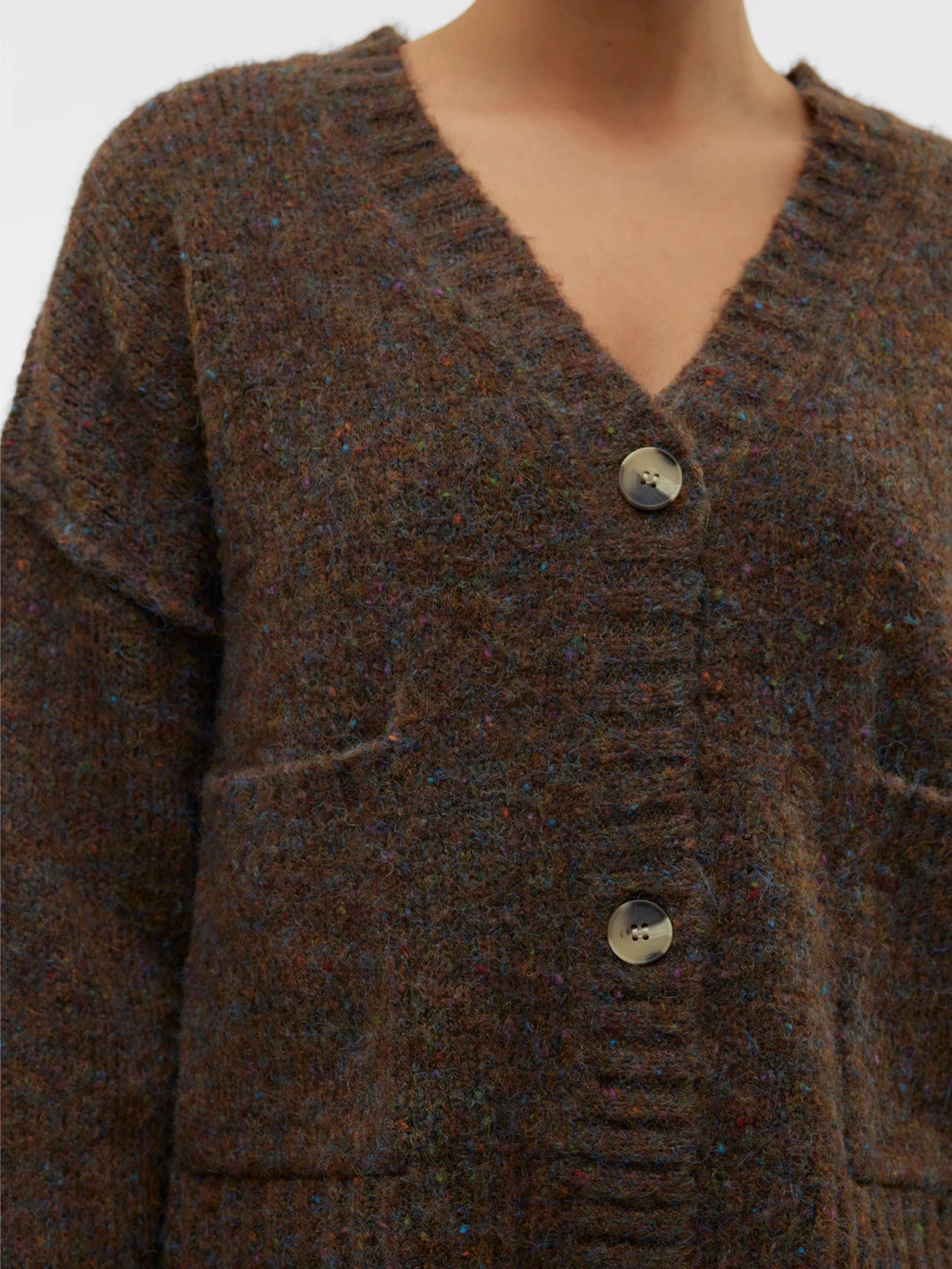 Свитры и кардиганы Vero Moda модель 10314095_Chocolate Torte W. MELANGE Свитры и кардиганы Vero Moda модель 10314095_Chocolate Torte W. MELANGE Фото