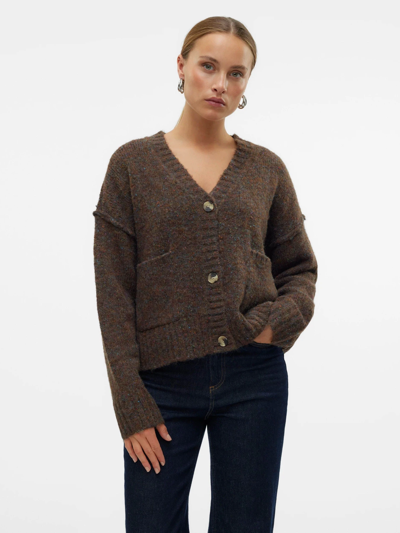 Свитры и кардиганы Vero Moda модель 10314095_Chocolate Torte W. MELANGE Свитры и кардиганы Vero Moda модель 10314095_Chocolate Torte W. MELANGE Фото
