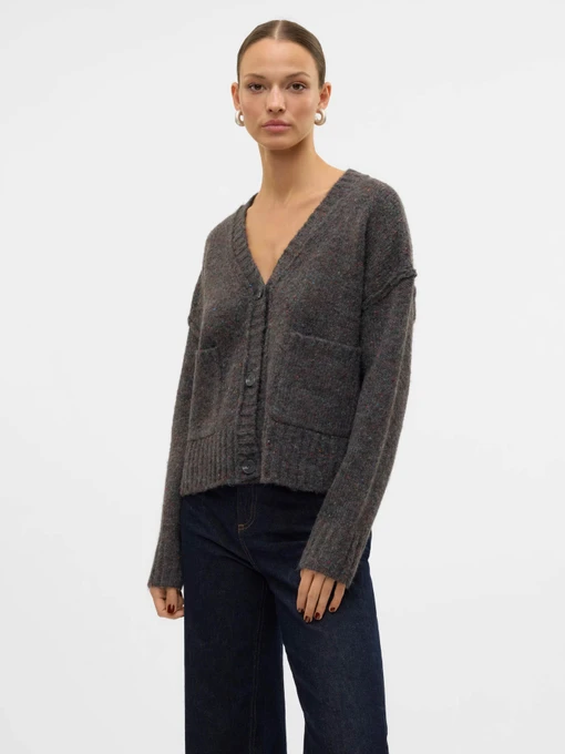 Свитры и кардиганы Vero Moda модель 10314095_Dark Grey Melange Фото