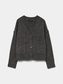 Свитры и кардиганы Vero Moda модель 10314095_Dark Grey Melange Фото