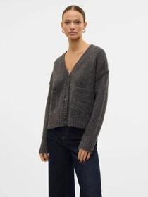 Свитры и кардиганы Vero Moda модель 10314095_Dark Grey Melange Фото