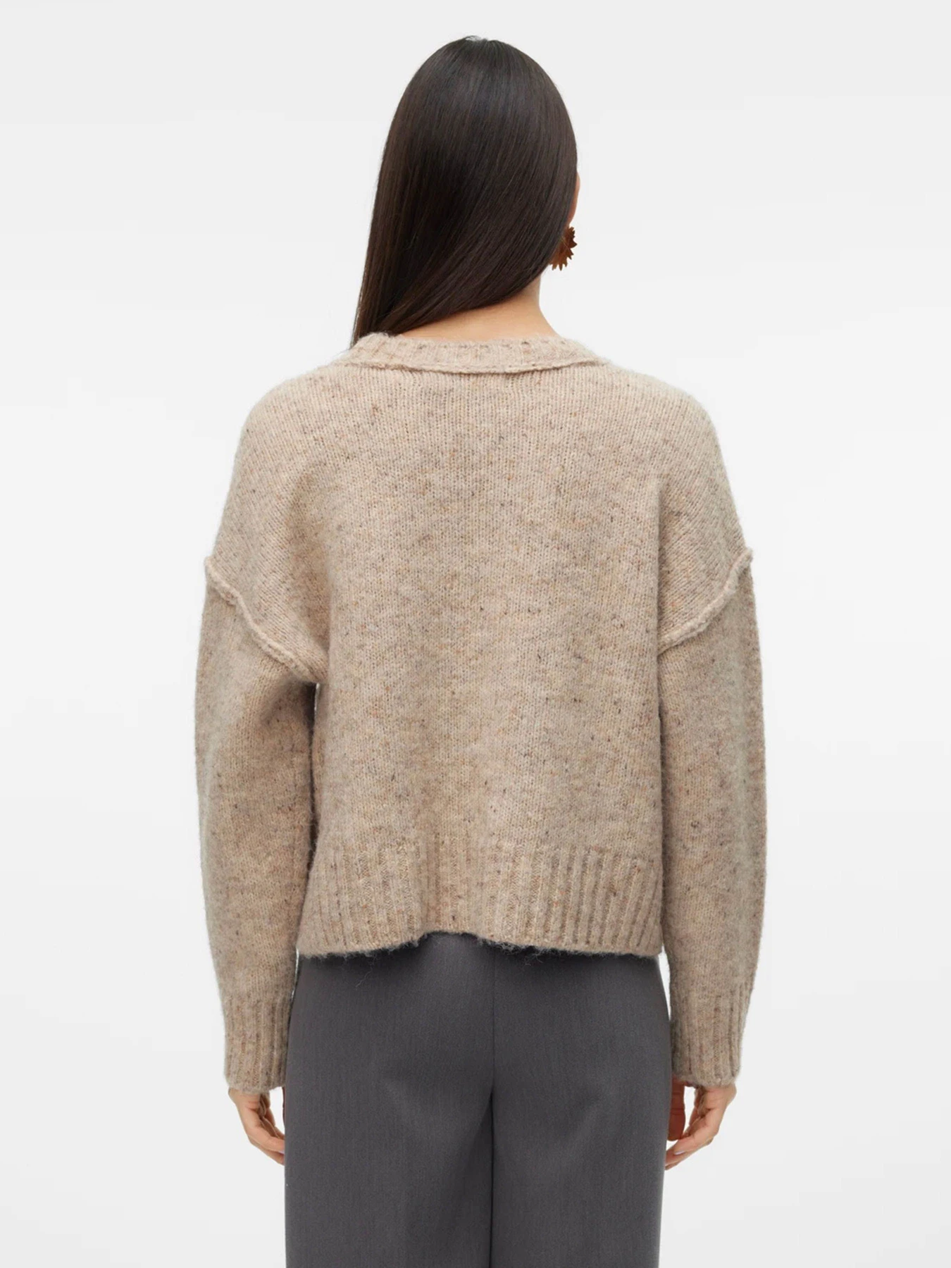 Светри та кардигани Vero Moda модель 10314095_Silver Mink W. MELANGE AS Светри та кардигани Vero Moda модель 10314095_Silver Mink W. MELANGE AS Фото