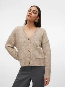 Свитры и кардиганы Vero Moda модель 10314095_Silver Mink W. MELANGE AS Фото