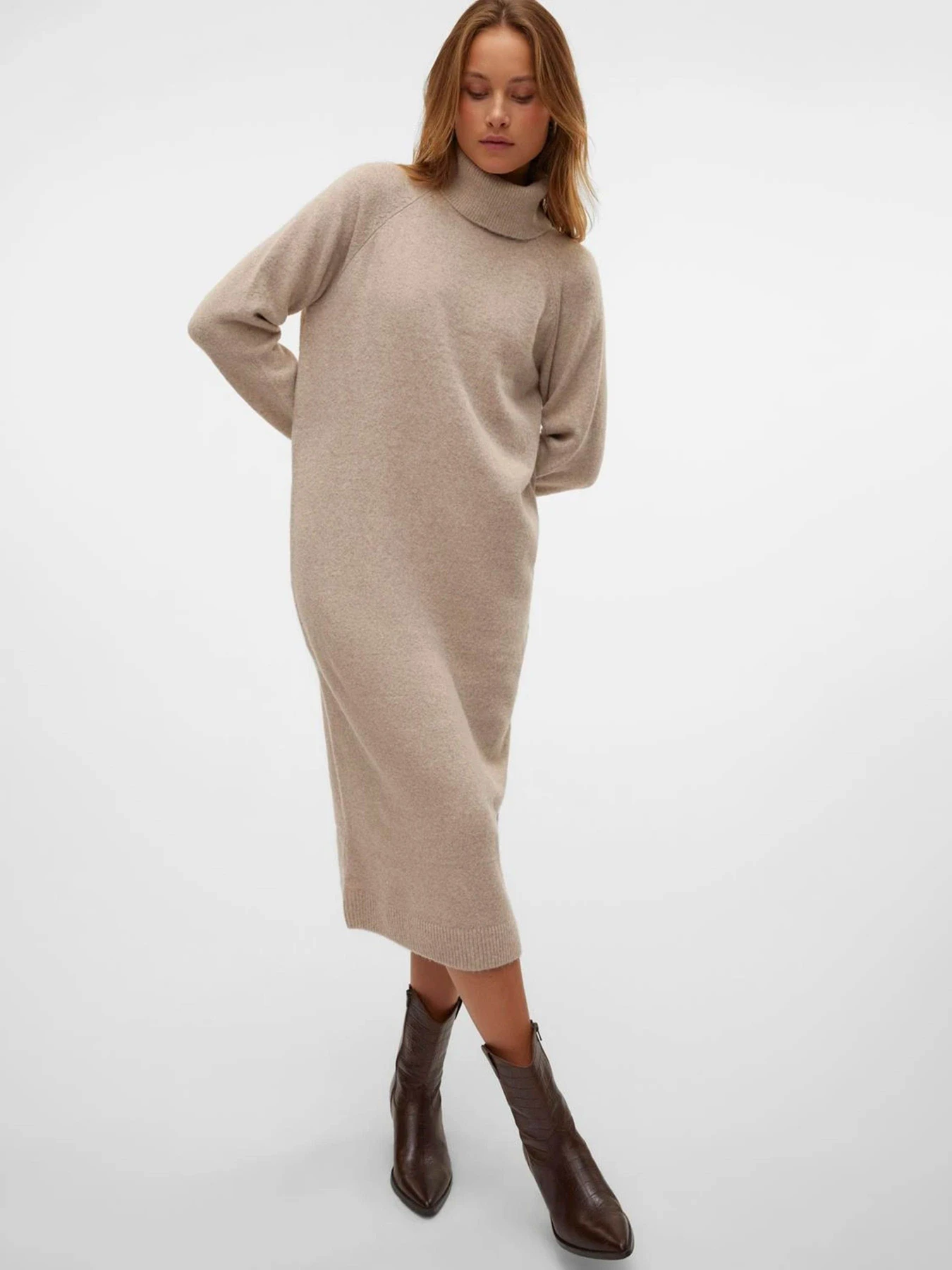 Платья Vero Moda модель 10315807_Natural Melange Платья Vero Moda модель 10315807_Natural Melange Фото