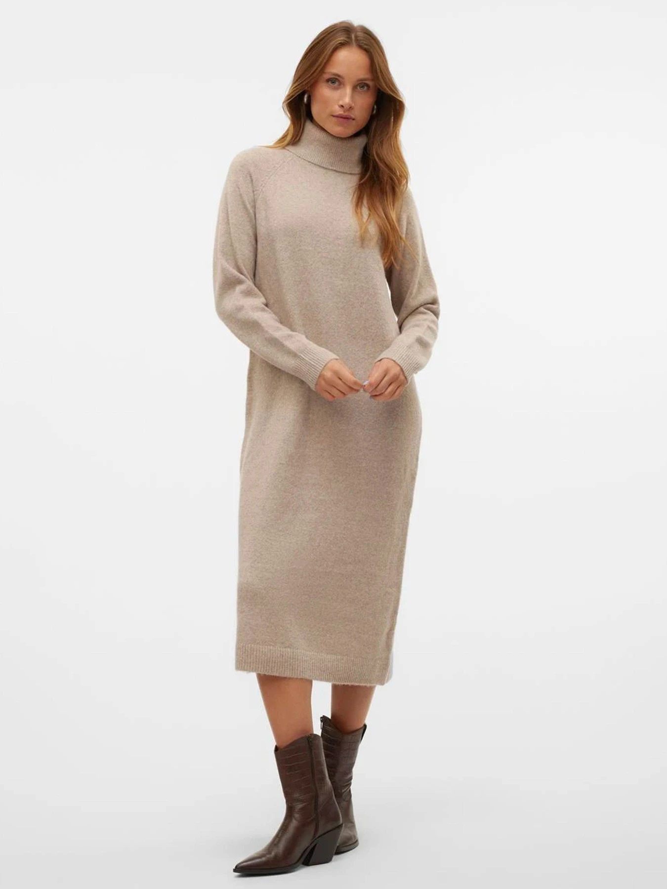 Платья Vero Moda модель 10315807_Natural Melange Платья Vero Moda модель 10315807_Natural Melange Фото