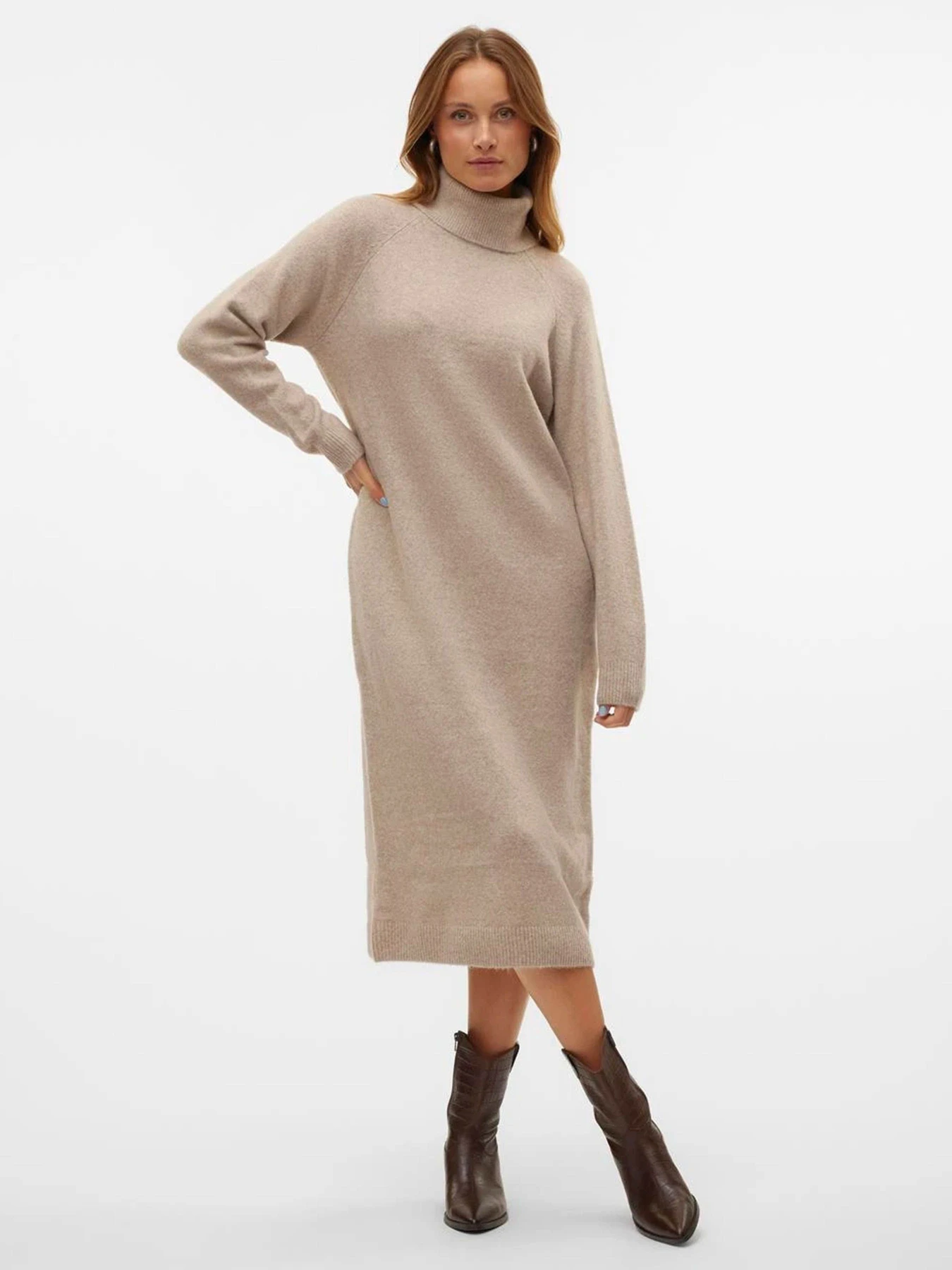 Платья Vero Moda модель 10315807_Natural Melange Платья Vero Moda модель 10315807_Natural Melange Фото