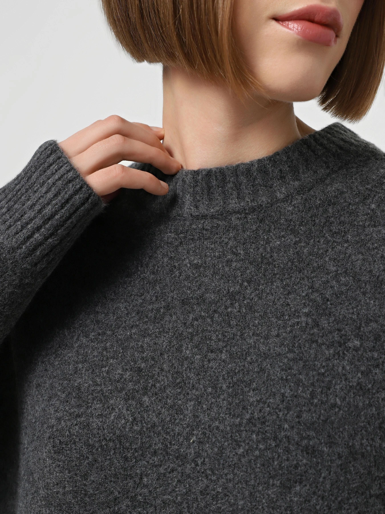 Свитры и кардиганы Vero Moda модель 10315816_Dark Grey Melange Свитры и кардиганы Vero Moda модель 10315816_Dark Grey Melange Фото