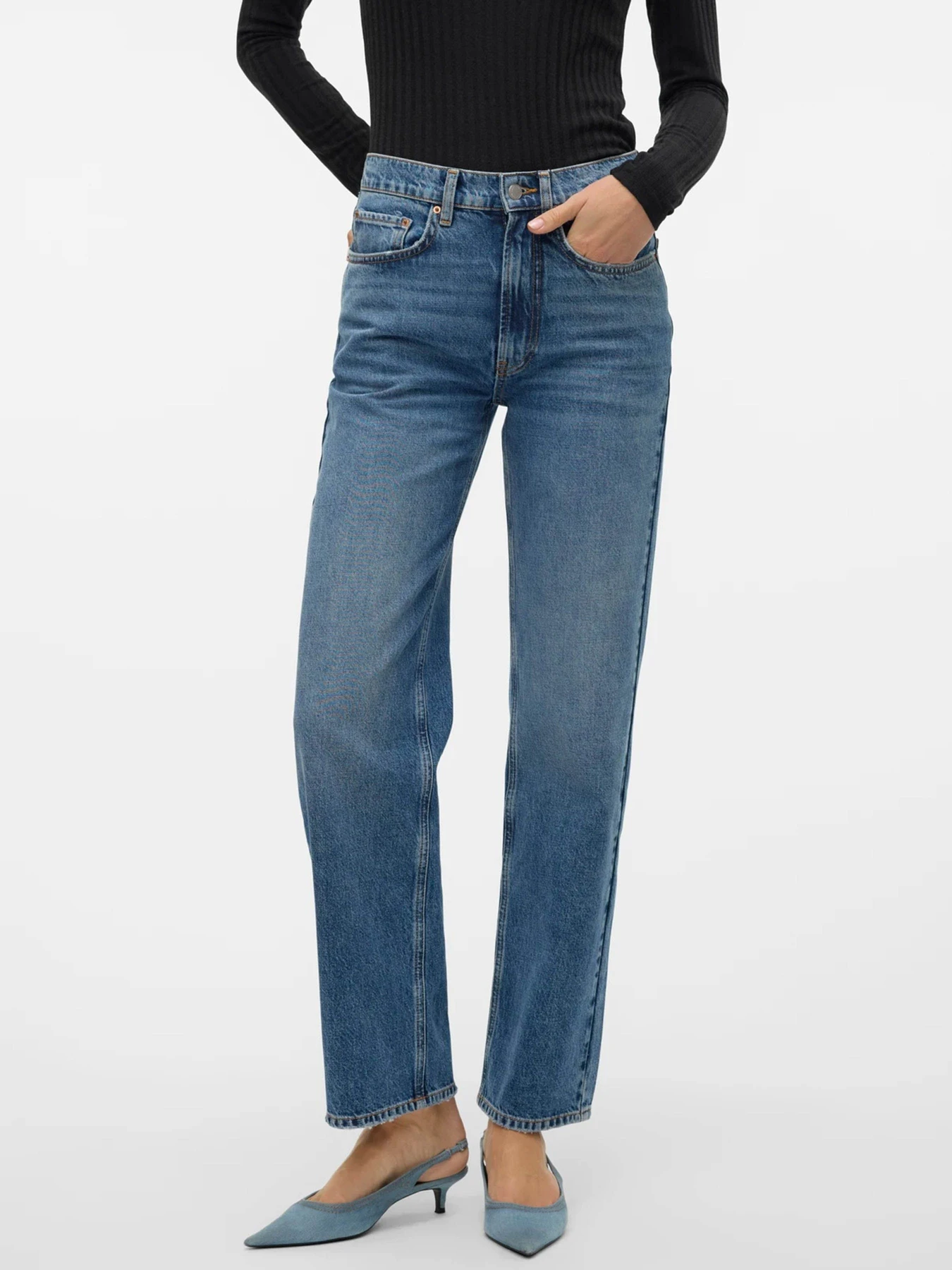 Джинси Vero Moda модель 10319082_Medium Blue Denim Джинси Vero Moda модель 10319082_Medium Blue Denim Фото