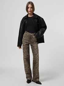 Джинсы Vero Moda модель 10330128_Silver Mink LEOPARD Фото
