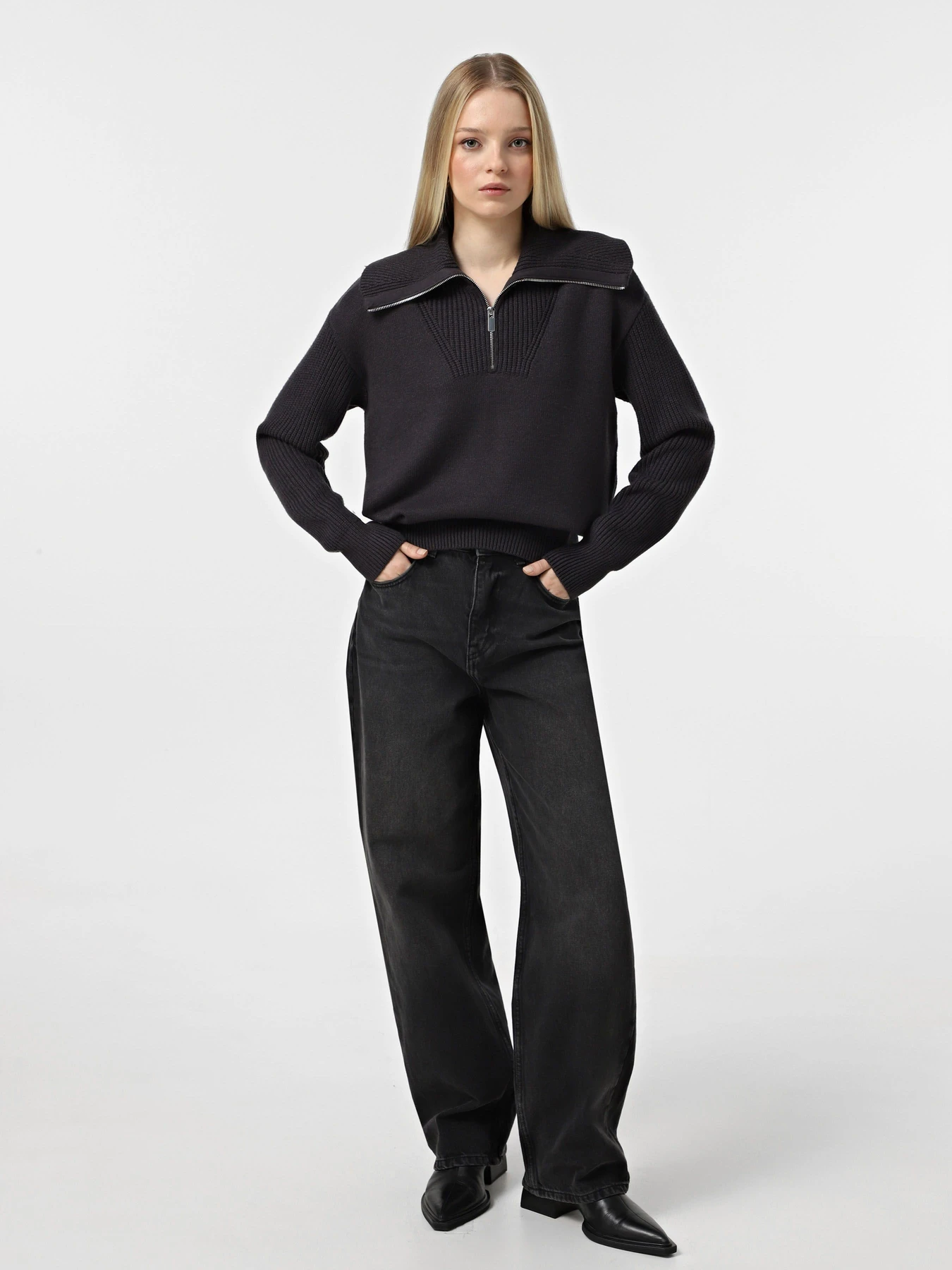 Свитры и кардиганы Vero Moda модель 10318426_Obsidian Свитры и кардиганы Vero Moda модель 10318426_Obsidian Фото