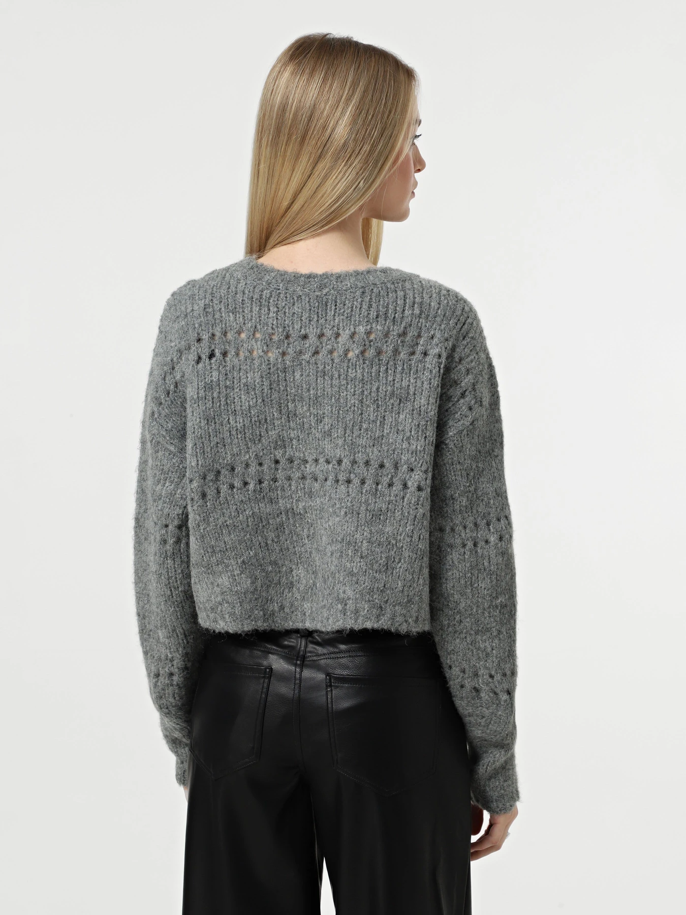 Свитры и кардиганы Vero Moda модель 10320590_Medium Grey Melange Фото