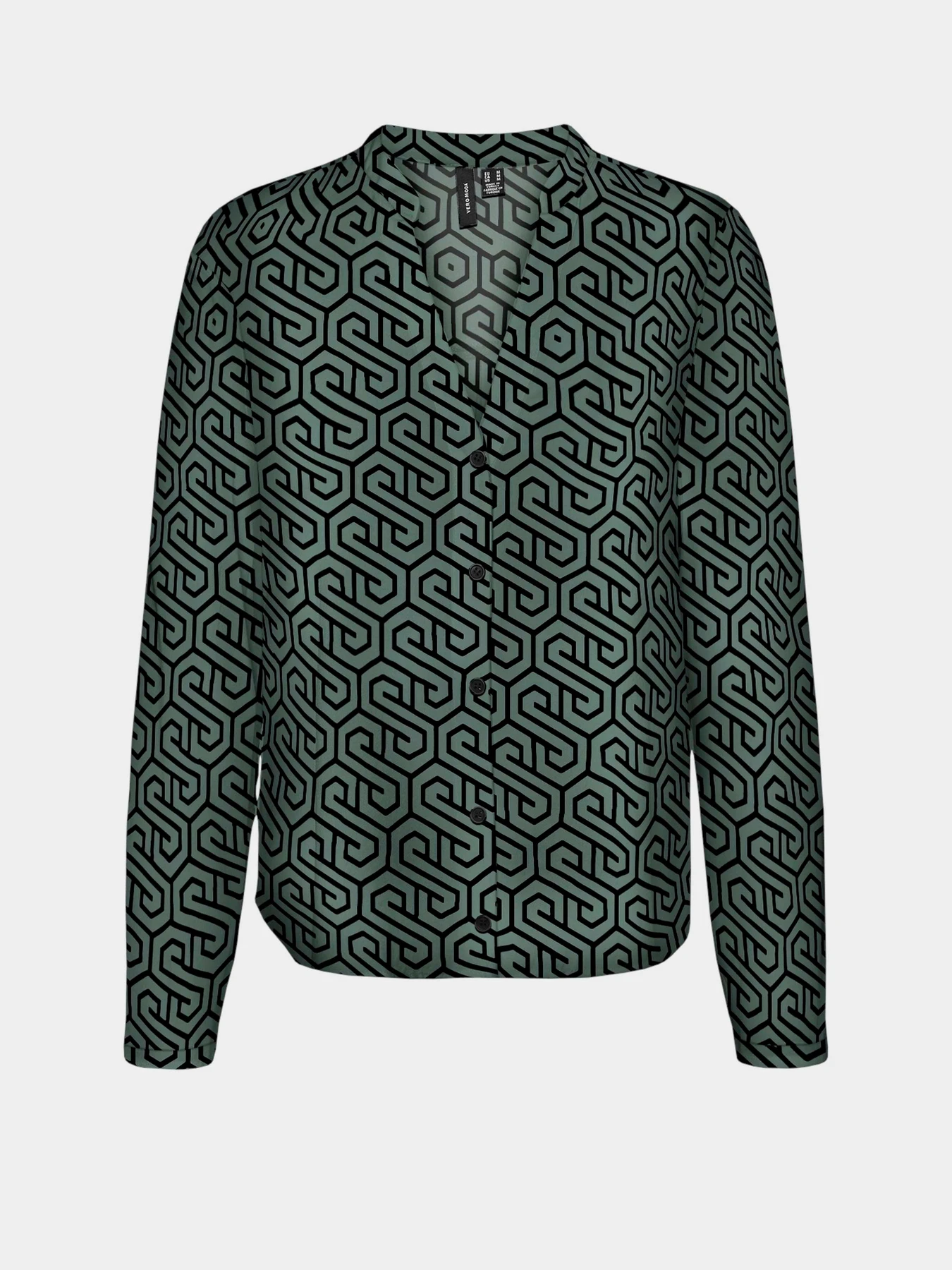 Рубашки Vero Moda модель 10322081_Chinois Green Grap Рубашки Vero Moda модель 10322081_Chinois Green Grap Фото