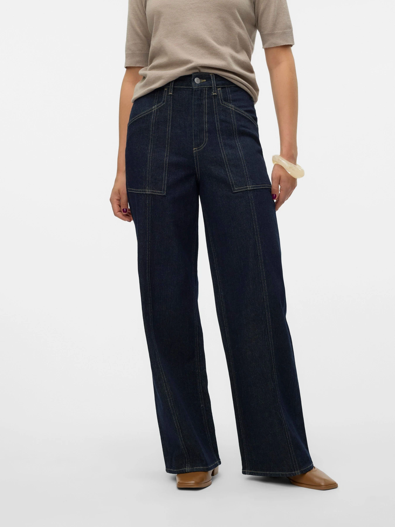Джинсы Vero Moda модель 10321125_Dark Blue Denim RINSE Джинсы Vero Moda модель 10321125_Dark Blue Denim RINSE Фото