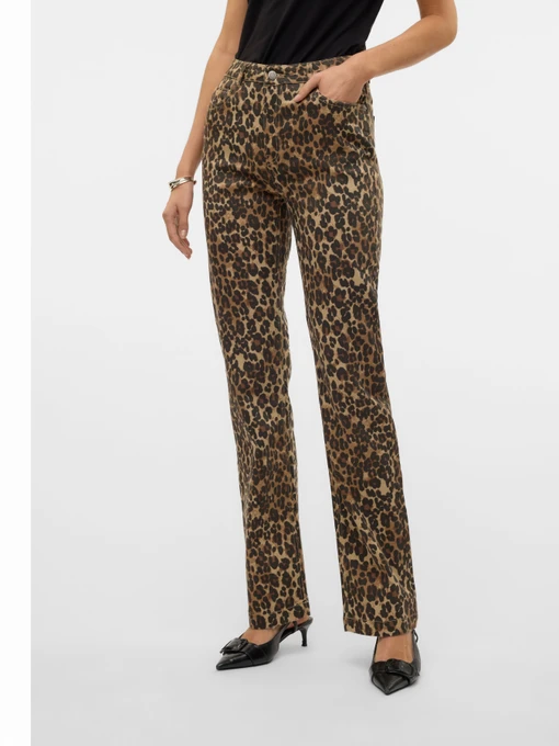 Джинсы Vero Moda модель 10329308_Tigers Eye LEOPARD Фото