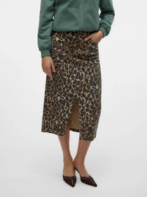 Юбки Vero Moda модель 10329339_Tigers Eye LEOPARD Фото