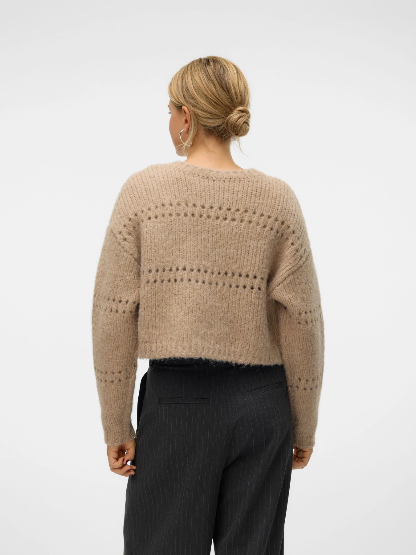 Свитры и кардиганы Vero Moda модель 10320590_Silver Mink W. MELANGE Свитры и кардиганы Vero Moda модель 10320590_Silver Mink W. MELANGE Фото