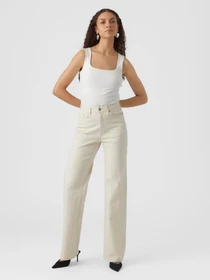 Джинси Vero Moda TESSA HR WIDE JEANS модель 10287303_Ecru Фото