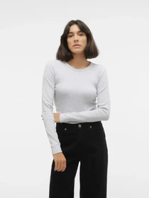 Худи и свитшоты Vero Moda модель 10306897_Light Grey Melange Фото