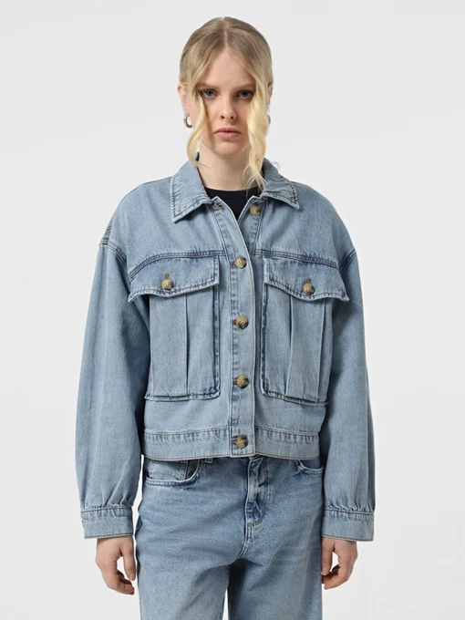 Куртки и дубленки Vero Moda модель 10323236_Light Blue Denim Фото