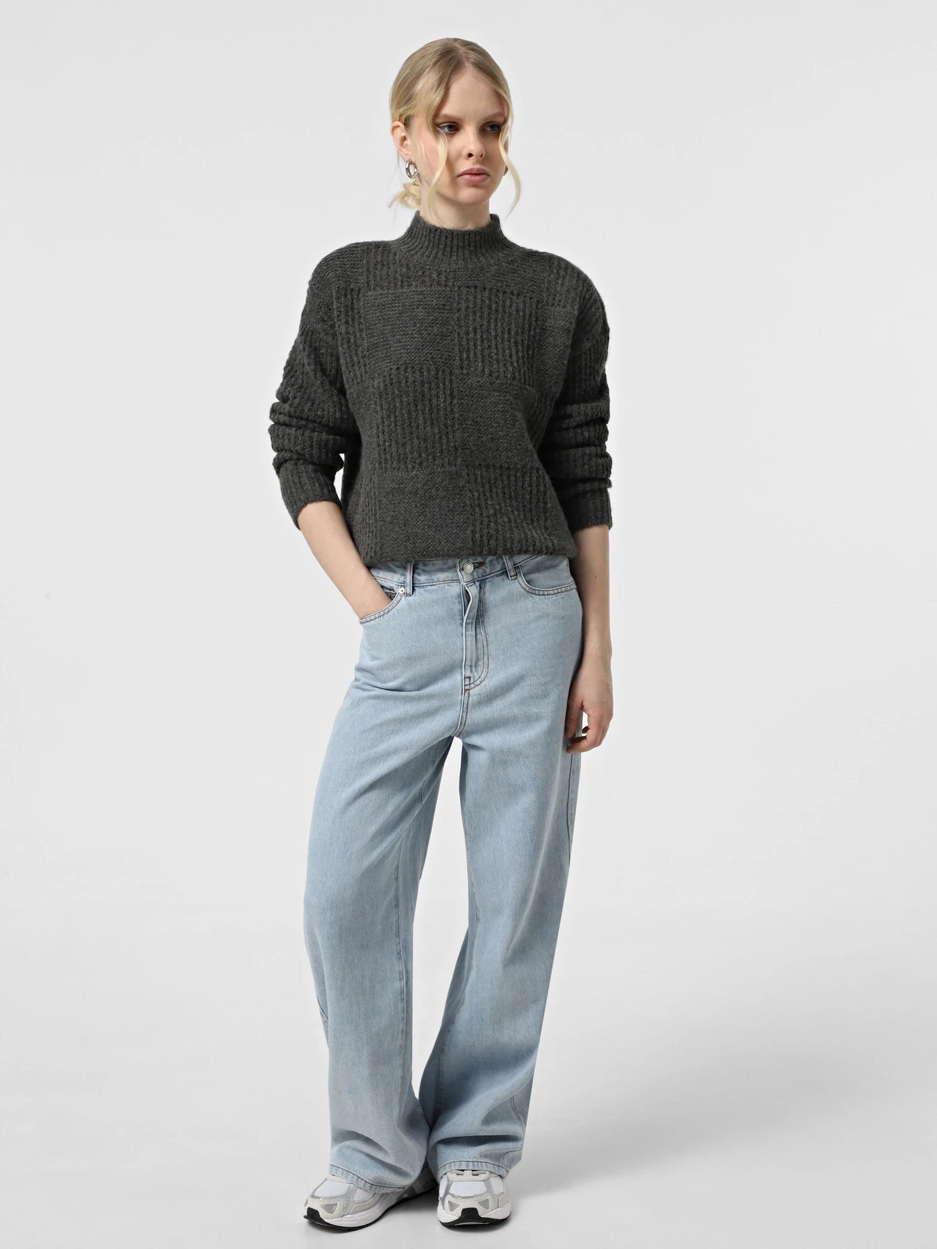 Свитры и кардиганы Vero Moda модель 10309591_Medium Grey Melange Свитры и кардиганы Vero Moda модель 10309591_Medium Grey Melange Фото