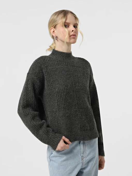 Свитры и кардиганы Vero Moda модель 10309591_Medium Grey Melange Фото