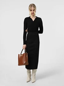 Юбки Vero Moda модель 10321775_Black Denim Фото