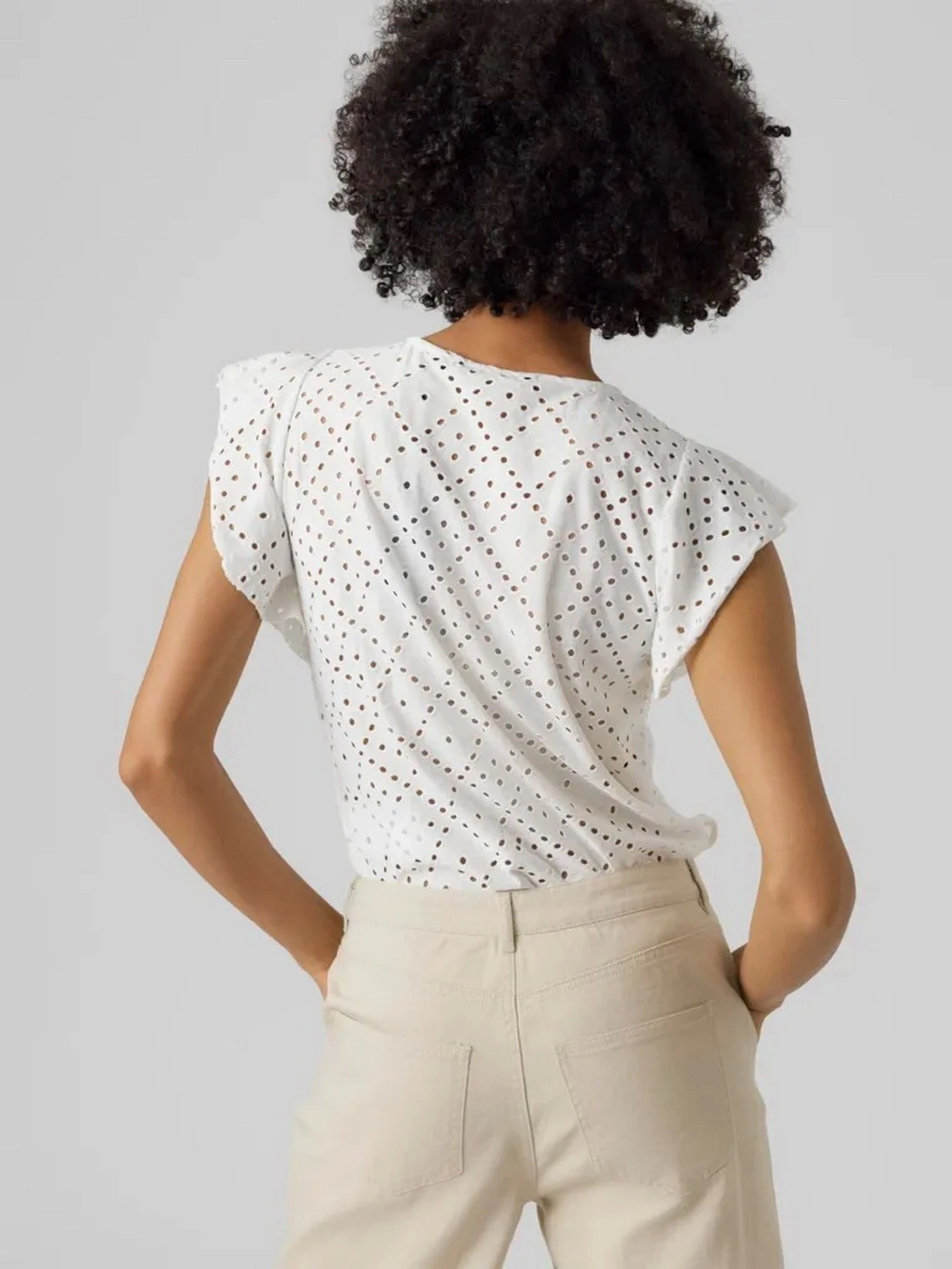 Футболки і поло Vero Moda TASSA SL FRILL TOP модель 10286067_Snow White Футболки і поло Vero Moda TASSA SL FRILL TOP модель 10286067_Snow White Фото