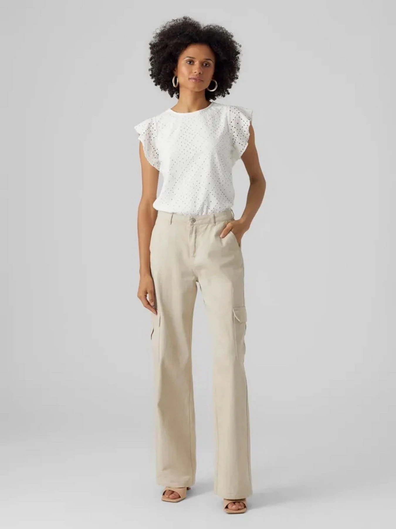 Футболки і поло Vero Moda TASSA SL FRILL TOP модель 10286067_Snow White Футболки і поло Vero Moda TASSA SL FRILL TOP модель 10286067_Snow White Фото
