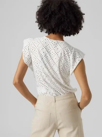 Футболки і поло Vero Moda TASSA SL FRILL TOP модель 10286067_Snow White Фото