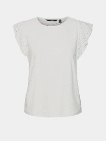 Футболки і поло Vero Moda TASSA SL FRILL TOP модель 10286067_Snow White Фото