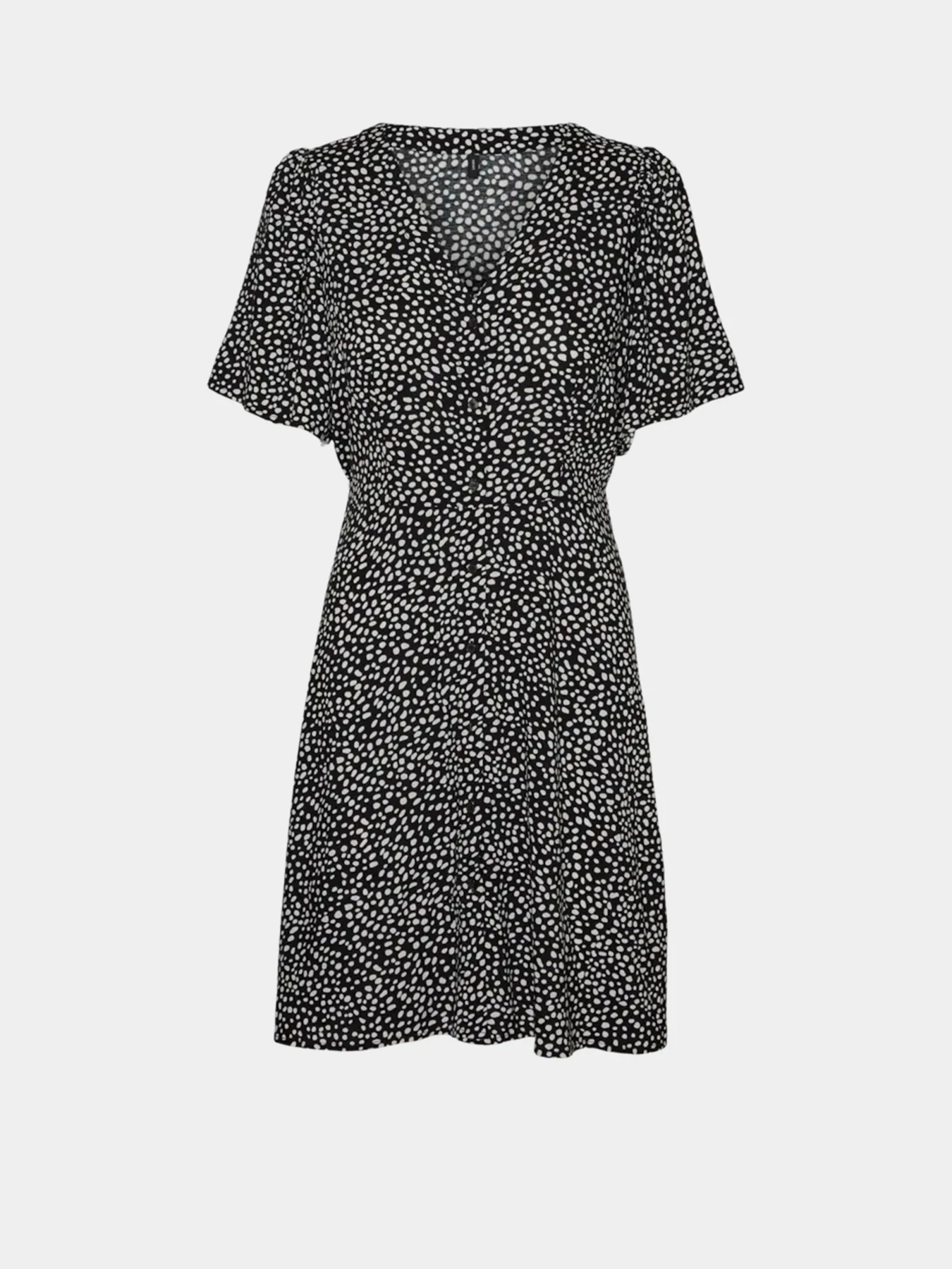 Платья Vero Moda ALBA SS SHORT DRESS модель 10292845_Black Joey dot Фото