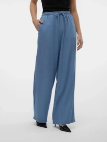 Брюки Vero Moda BREE HW LONG LOOSE TENCEL PANT модель 10304898_Medium Blue Denim Фото