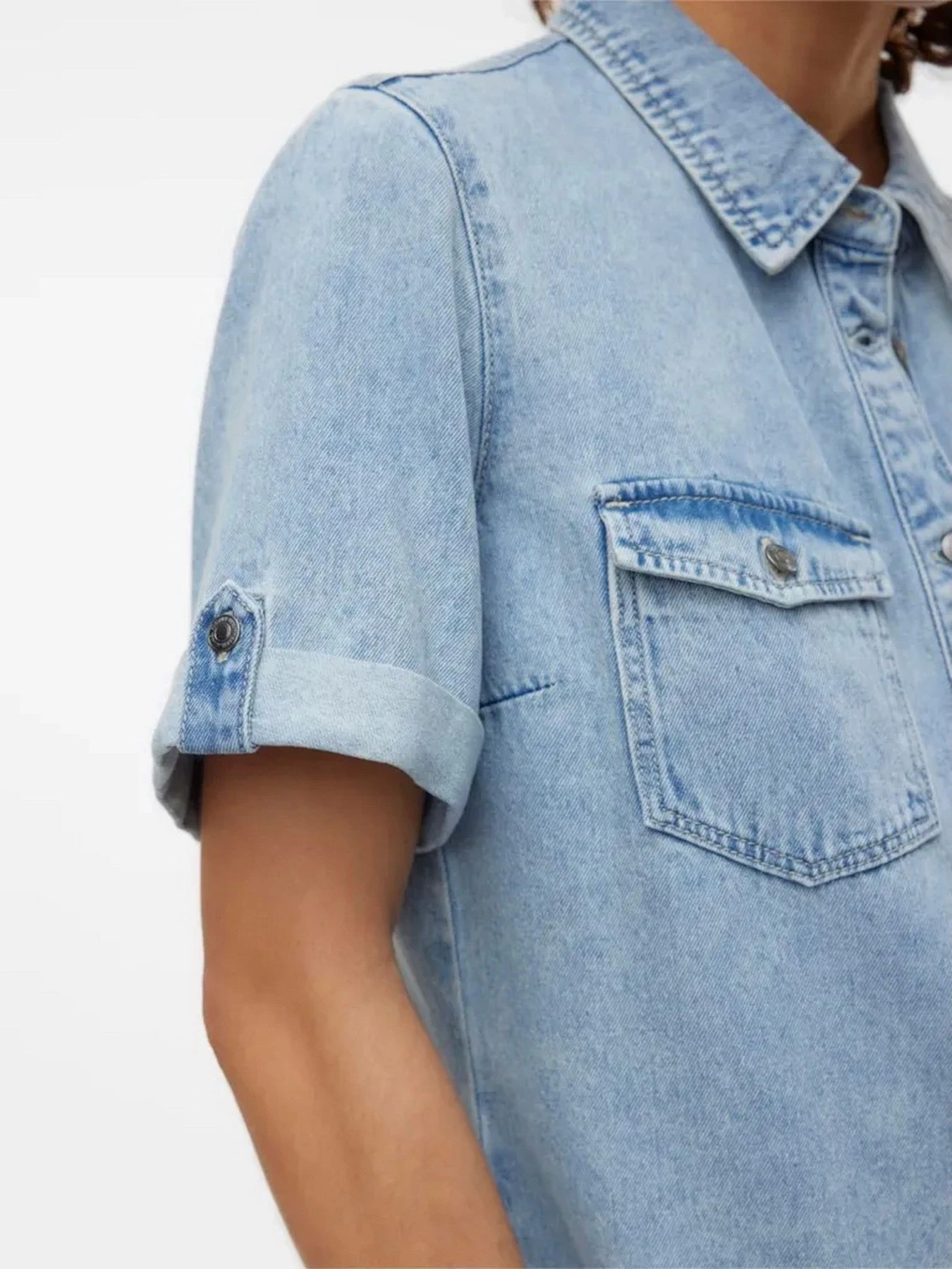 Платья Vero Moda модель 10309665_Light Blue Denim Платья Vero Moda модель 10309665_Light Blue Denim Фото