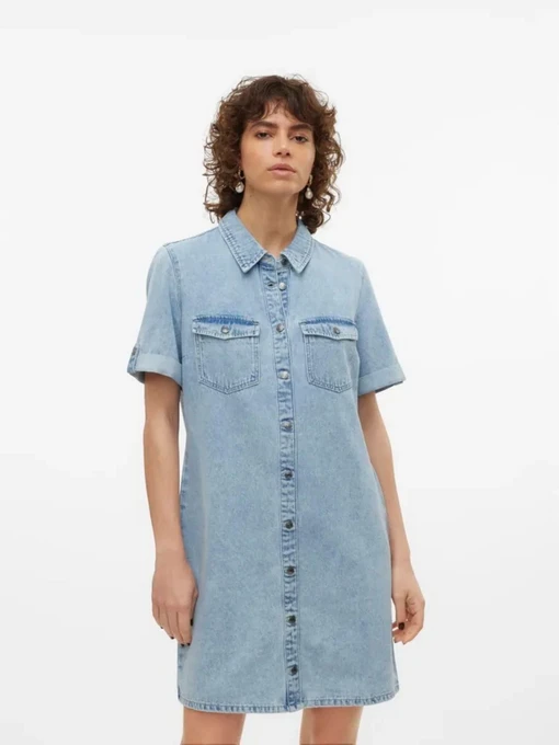 Платья Vero Moda модель 10309665_Light Blue Denim Фото