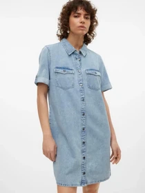 Платья Vero Moda модель 10309665_Light Blue Denim Фото
