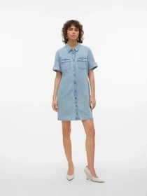 Платья Vero Moda модель 10309665_Light Blue Denim Фото