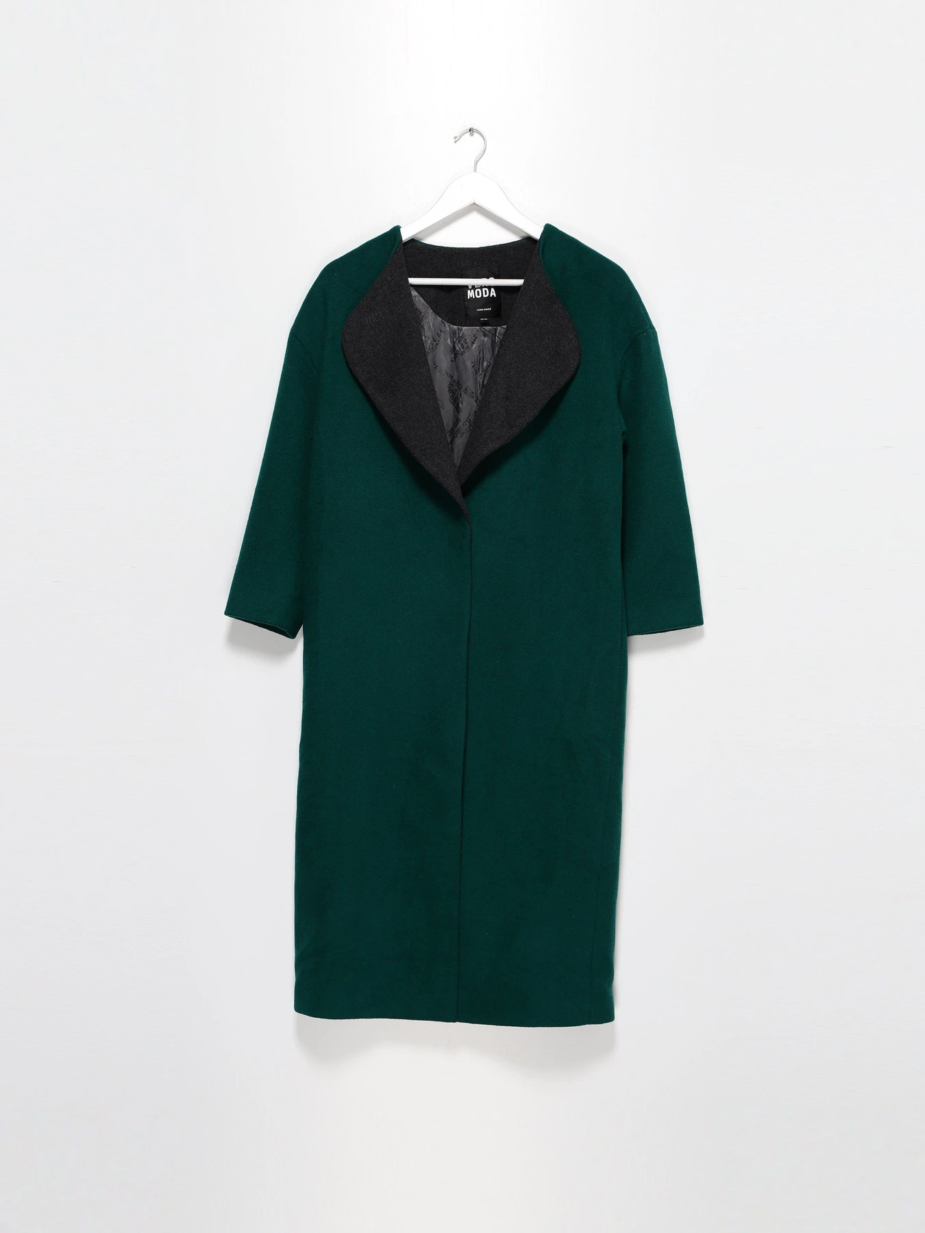 Пальта та плащі Vero Moda модель 316327517041_зелений з т.сірим Фото