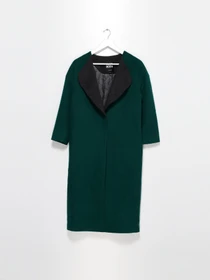 Пальта та плащі Vero Moda модель 316327517041_зелений з т.сірим Фото