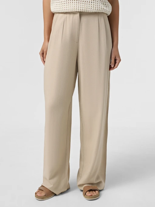 Штани Vero Moda модель 10322125_Oatmeal MELANGE Фото