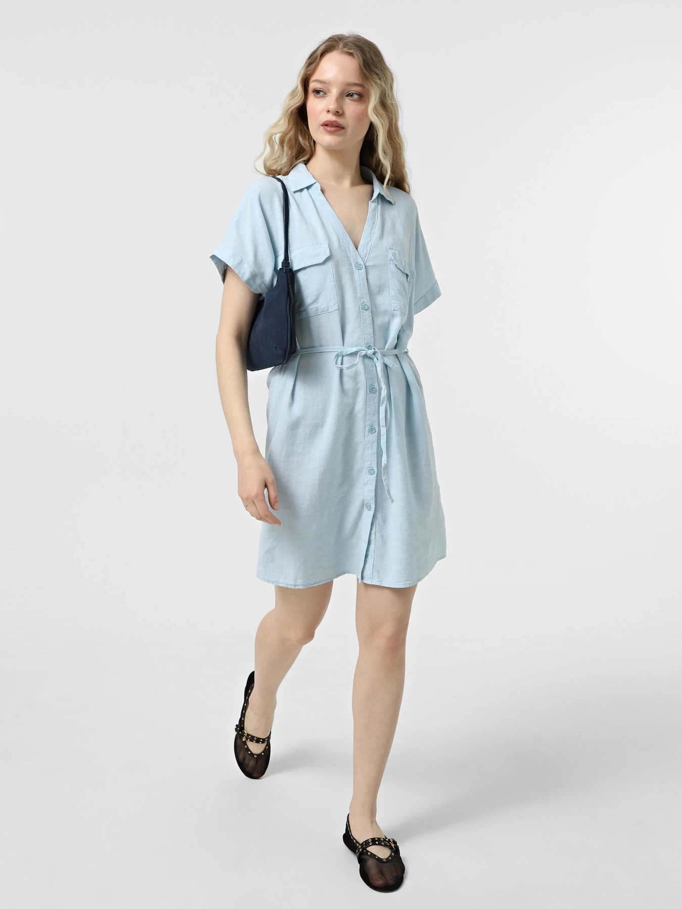 Платья Vero Moda модель 10323027_Airy Blue Melange Платья Vero Moda модель 10323027_Airy Blue Melange Фото