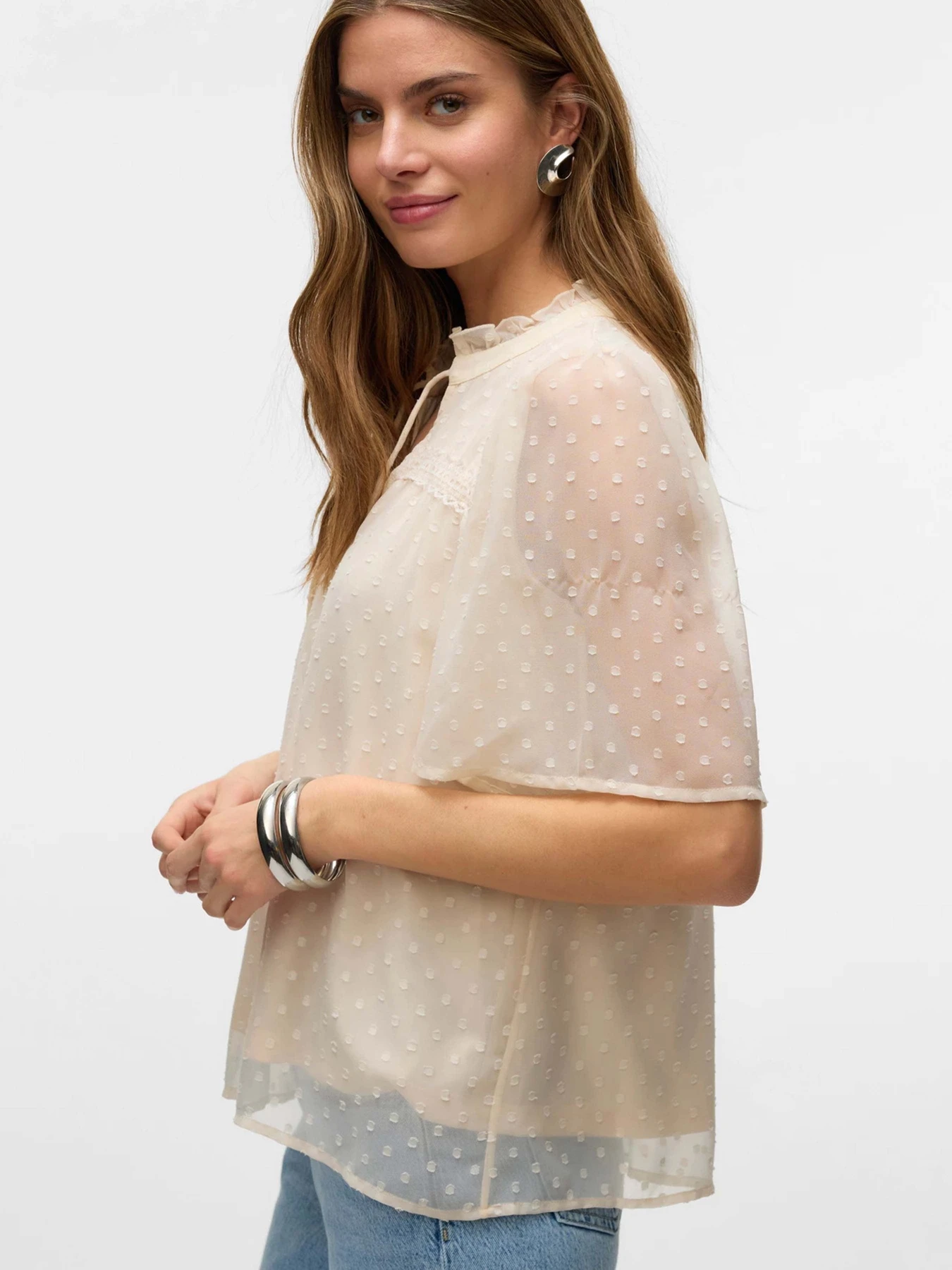 Сорочки Vero Moda модель 10325309_Pumice Stone Сорочки Vero Moda модель 10325309_Pumice Stone Фото