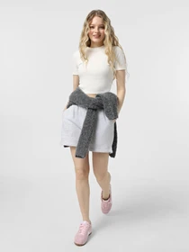 Шорты Vero Moda модель 10325630_Super Light Grey Melange Фото