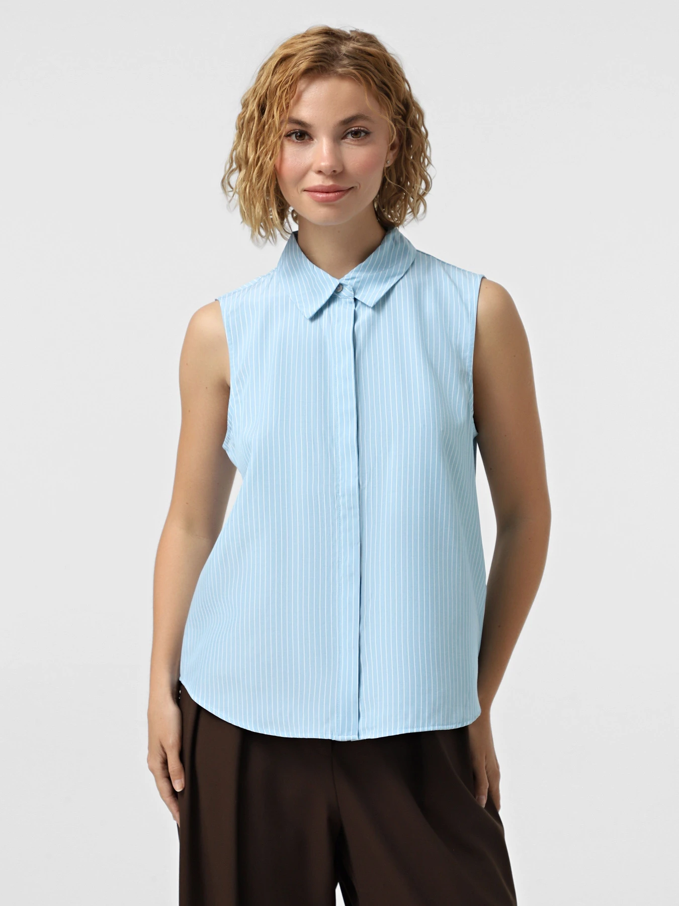 Сорочки Vero Moda модель 10325993_Airy Blue SELMA Bright Whi Сорочки Vero Moda модель 10325993_Airy Blue SELMA Bright Whi Фото