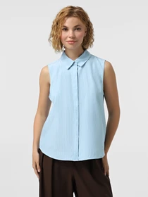 Сорочки Vero Moda модель 10325993_Airy Blue SELMA Bright Whi Фото