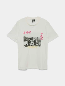 Футболки и поло Vero Moda модель 10327145_Snow White LIVE LIFE Фото