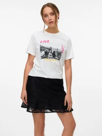 Футболки и поло Vero Moda модель 10327145_Snow White LIVE LIFE Фото