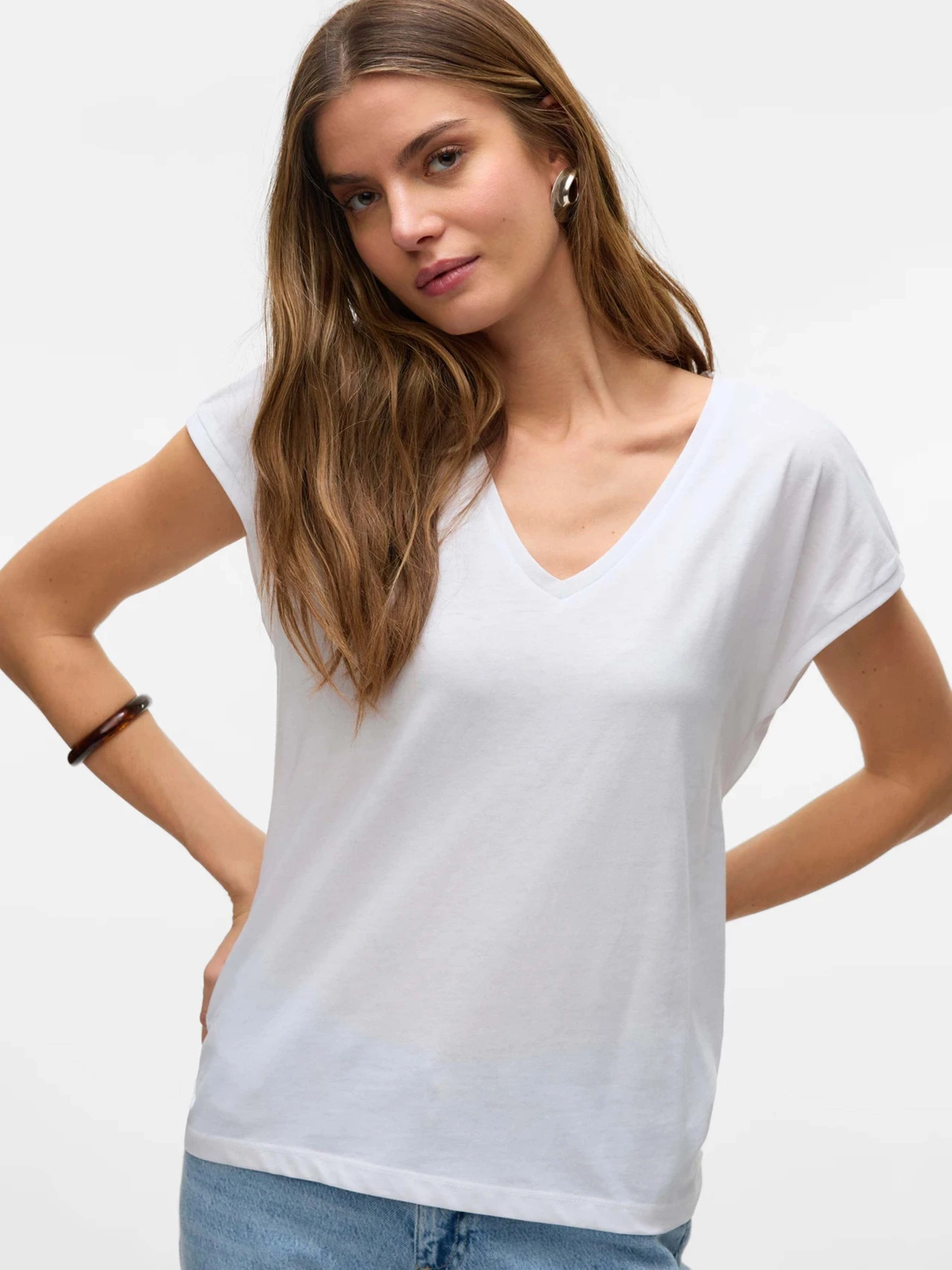 Футболки і поло Vero Moda модель 10327678_Bright White Фото