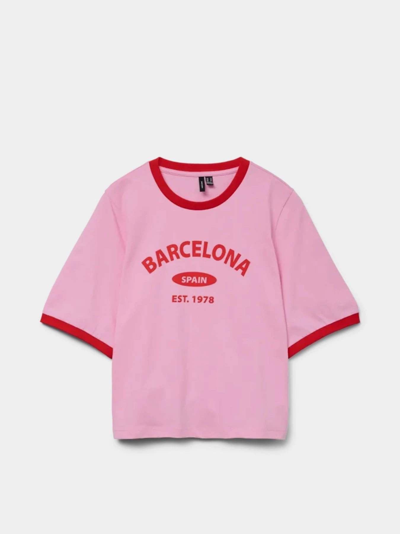 Футболки и поло Vero Moda модель 10328161_Bonbon FIERY RED Футболки и поло Vero Moda модель 10328161_Bonbon FIERY RED Фото